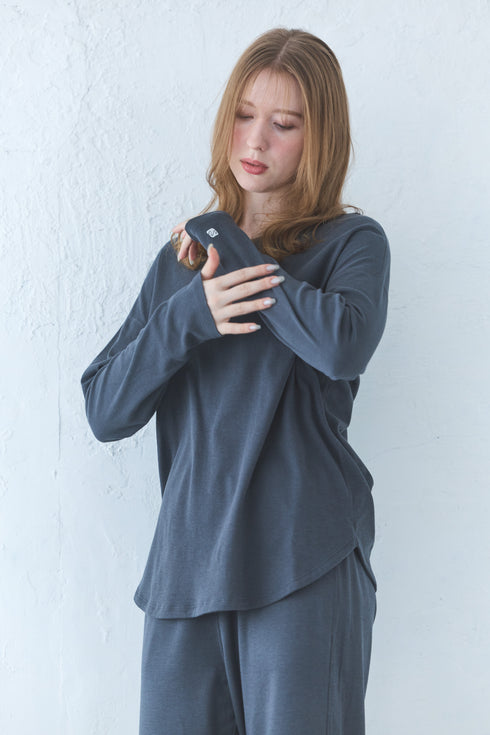nemcaro Sleep Wear ロングスリーブトップス