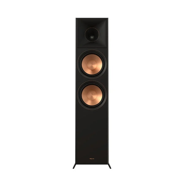 Klipsch Floorstanding Speaker 2 x 8" Woofers (Single) (Domestic Product) 2-Way Bass-Reflex (Rear Tractrix Port) RP-8000F II Ebony (Single)