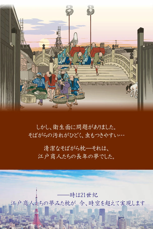 まくら(株) そば夢物語~江戸商人が夢見た最高品質のそばがら枕~