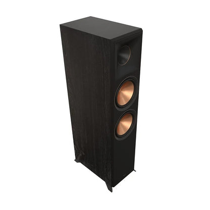 Klipsch フロア スタンディング スピーカー 2 x 8" ウーハー搭載 (1台) (国内正規品) 2ウェイ・バスレフ型(リア・トラクトリクスポート) RP-8000F II Ebony (1本)