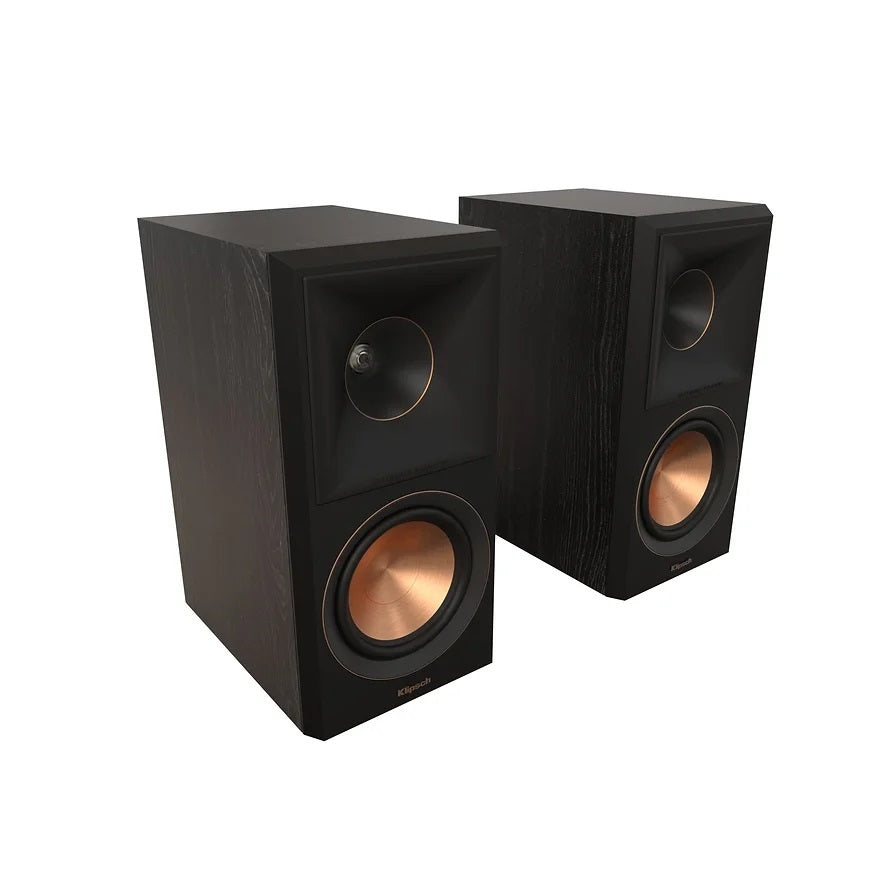 Klipsch ブックシェルフ スピーカー 1 x 5.25" ウーハー搭載 (ペア) (国内正規品) 2ウェイ・バスレフ型 (リア・トラクトリクスポート) RP-500M II Ebony(ペア)