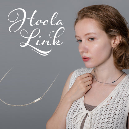 【医療機器】純チタン磁気ネックレス  Hoola Link [ TAG ] （フーラリンク タグ） ※ジュエリーポーチ付き