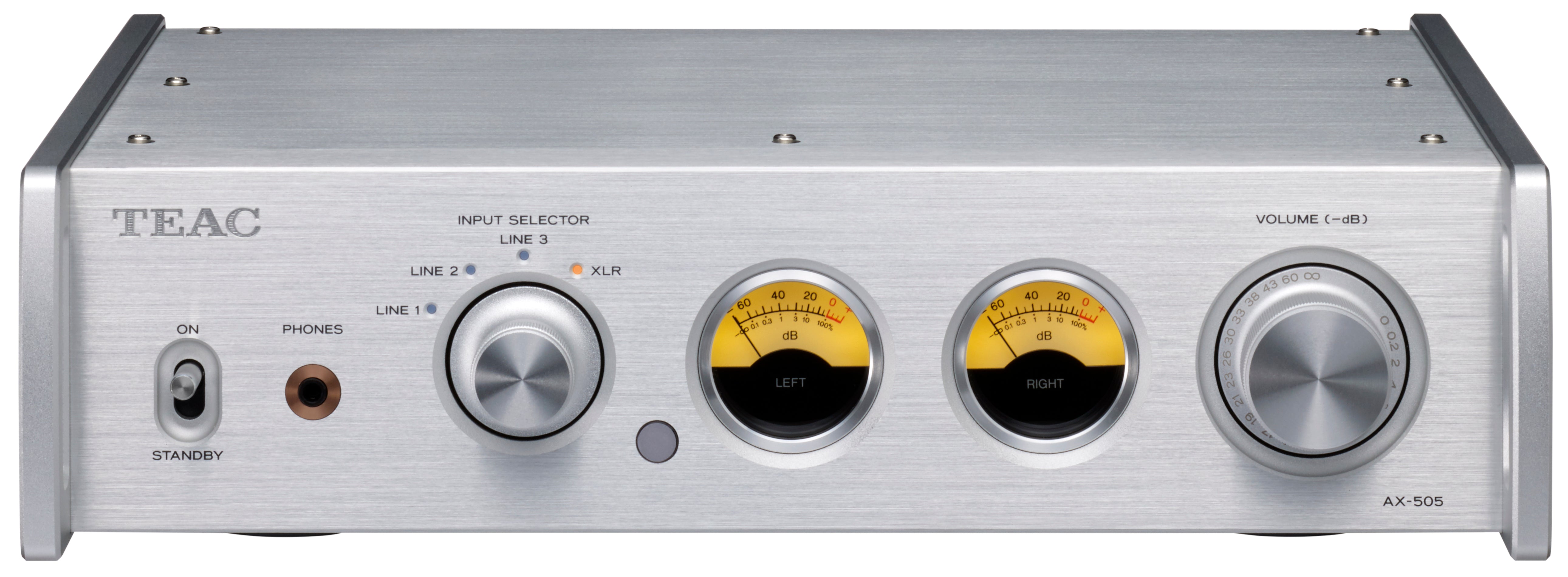 TEAC Reference500シリーズ ステレオプリメインアンプ AX-505（ブラック／シルバー） – RELAX WORLD